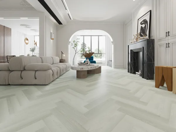 Atlas Light Grey Oak 2mm Herringbone LVT