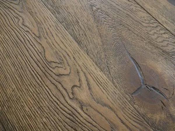 Engineered 20mm x 190 Distressed Dark Brown Hard Wax Oiled