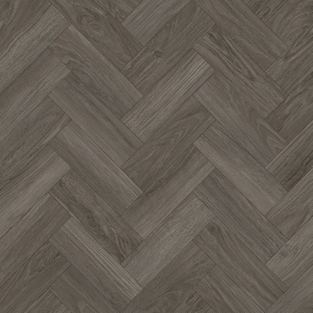 Shadow Grey Oak Herringbone Dryback LVT
