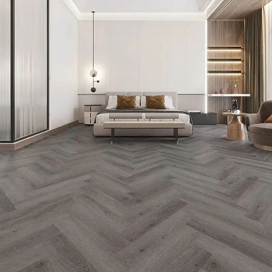 Hickory Grey Oak Herringbone 5.2mm SPC Click