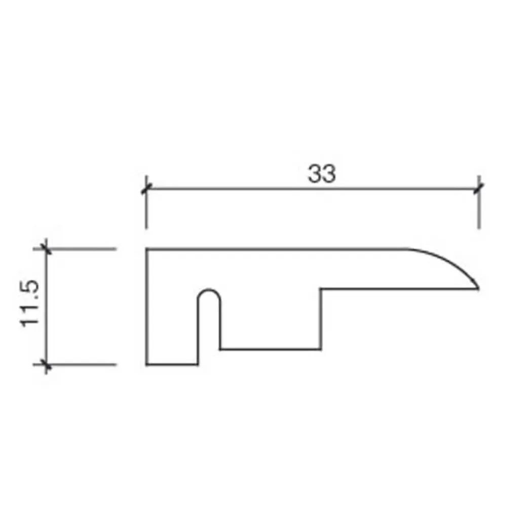 Best Colour Match End Bar 0.9m